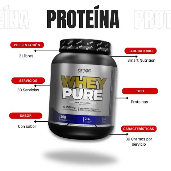 proteina WHEY PURE 2lb-smart nutrition